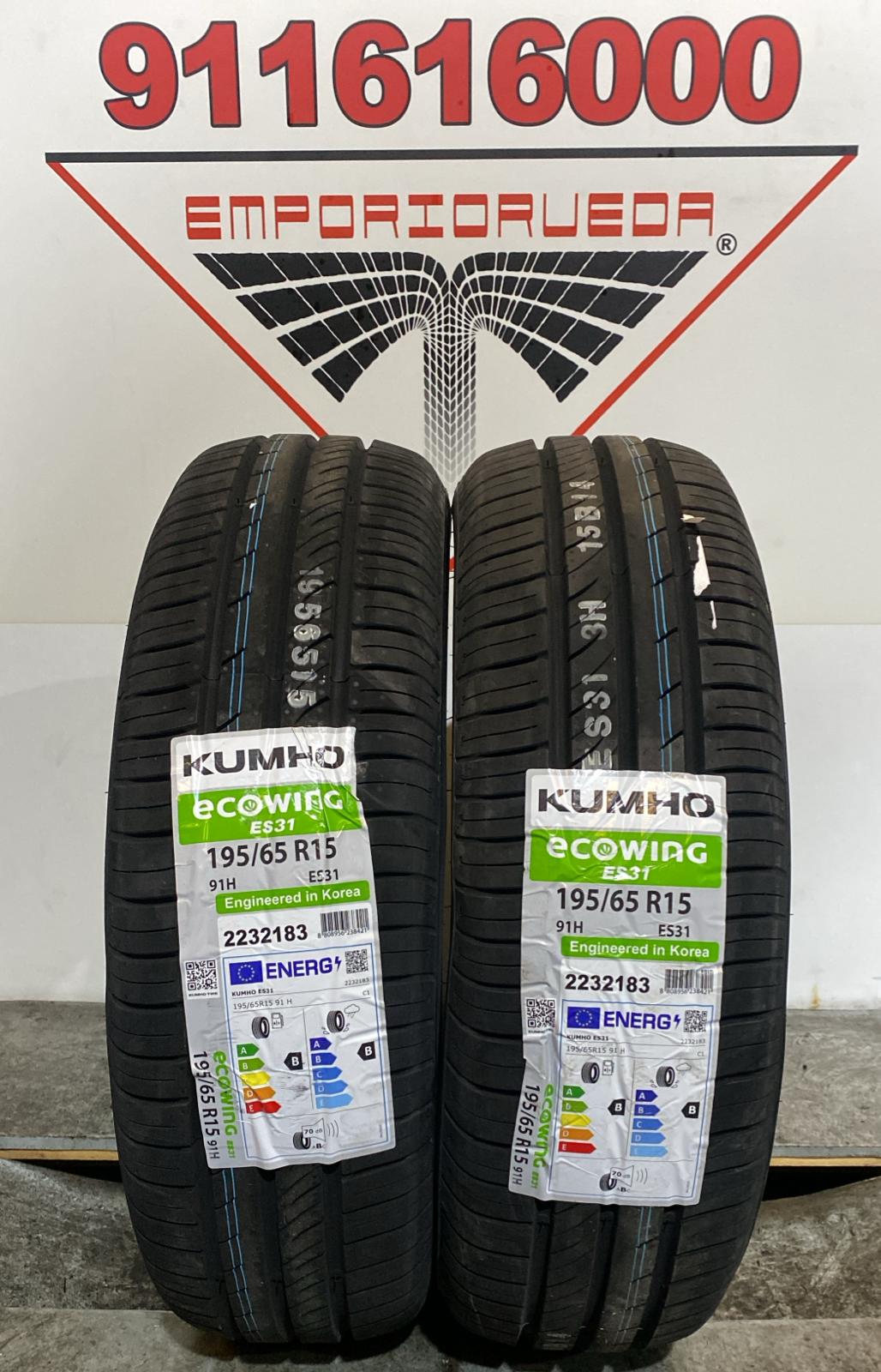 KUMHO ECOWING 195/65 R15 91 H